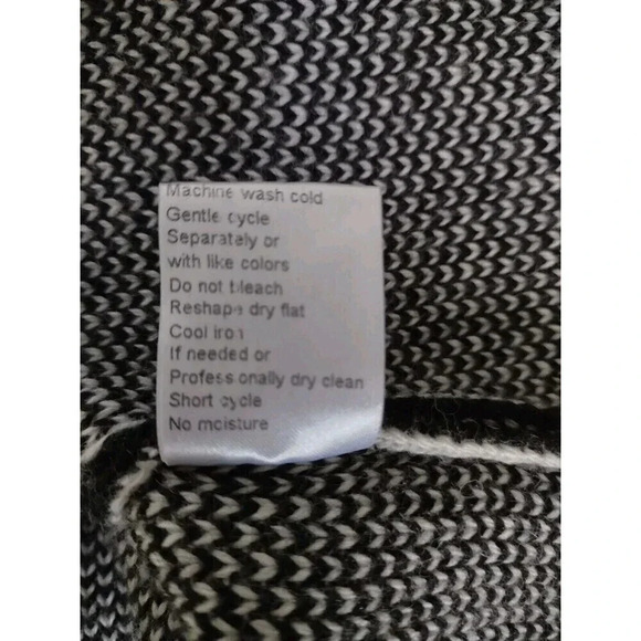 Cocogio Sz Small Wool Blend Long Sweater Jacket Cardigan Chunky Knit Warm Thick - Picture 6 of 6